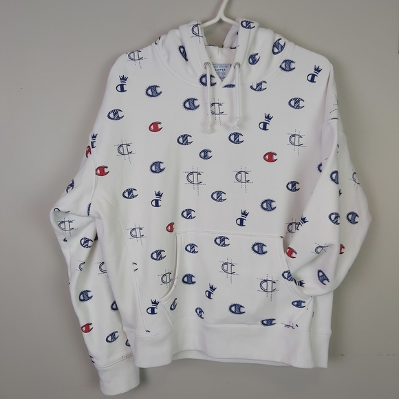 Champion logo reverse weave hoodie - Picture 1 of 3